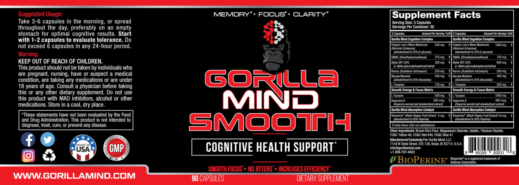 gorilla mind powder